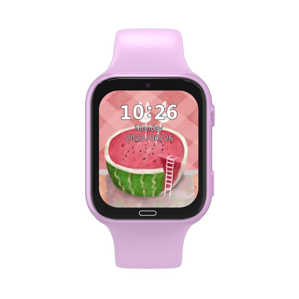 Touch New IP67 Kids Smart Watch 4G/5G/3G iOS Compatible Remote Control Answer Call SOS GPS Navigation Calendar Silica Gel Band